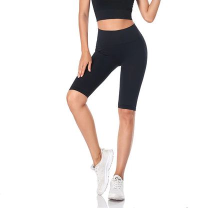 Short de Fitness Seamless - Taille Haute – Effet Sculptant