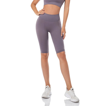 Short de Fitness Seamless - Taille Haute – Effet Sculptant