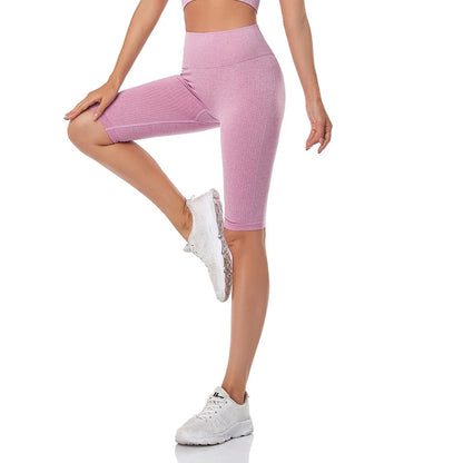 Short de Fitness Seamless - Taille Haute – Effet Sculptant