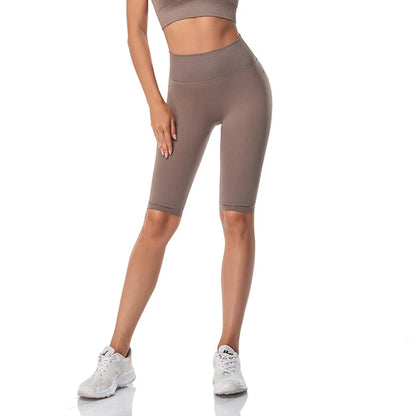 Short de Fitness Seamless - Taille Haute – Effet Sculptant