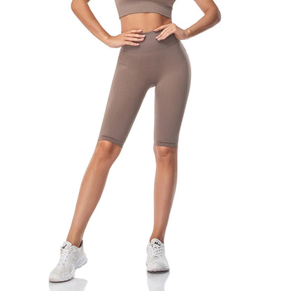 Short de Fitness Seamless - Taille Haute – Effet Sculptant