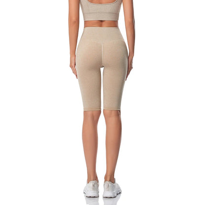 Short de Fitness Seamless - Taille Haute – Effet Sculptant