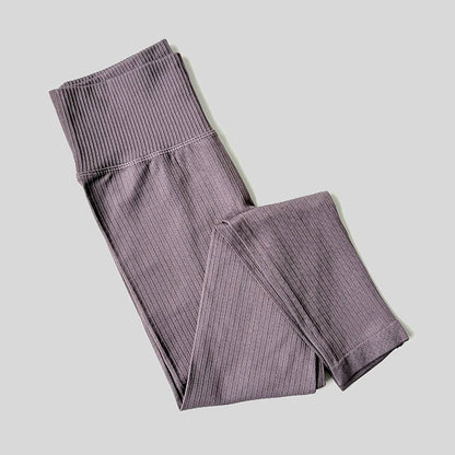 Leggings de Fitness Seamless Taille Haute – Maintien & Galbe