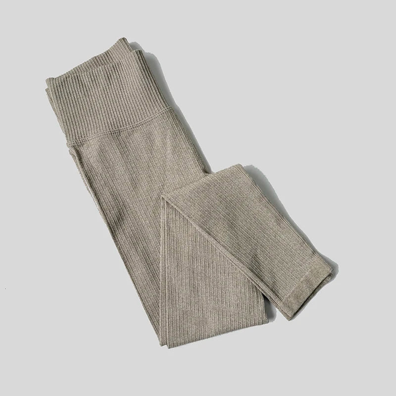 Leggings de Fitness Seamless Taille Haute – Maintien & Galbe