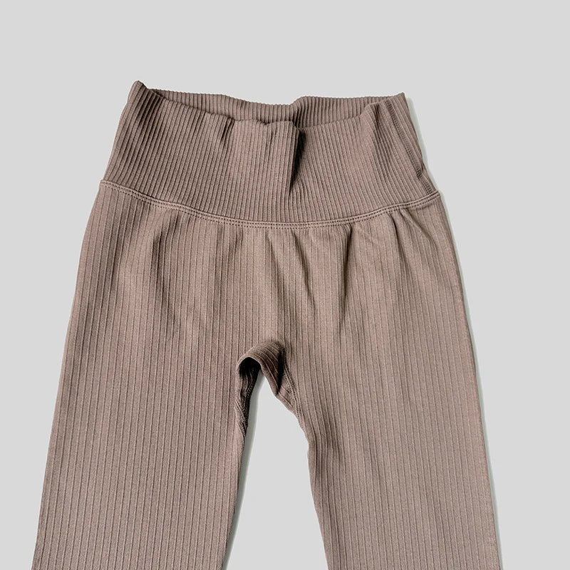 Leggings de Fitness Seamless Taille Haute – Maintien & Galbe