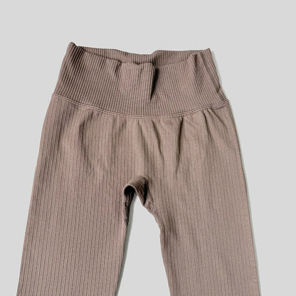 Leggings de Fitness Seamless Taille Haute – Maintien & Galbe