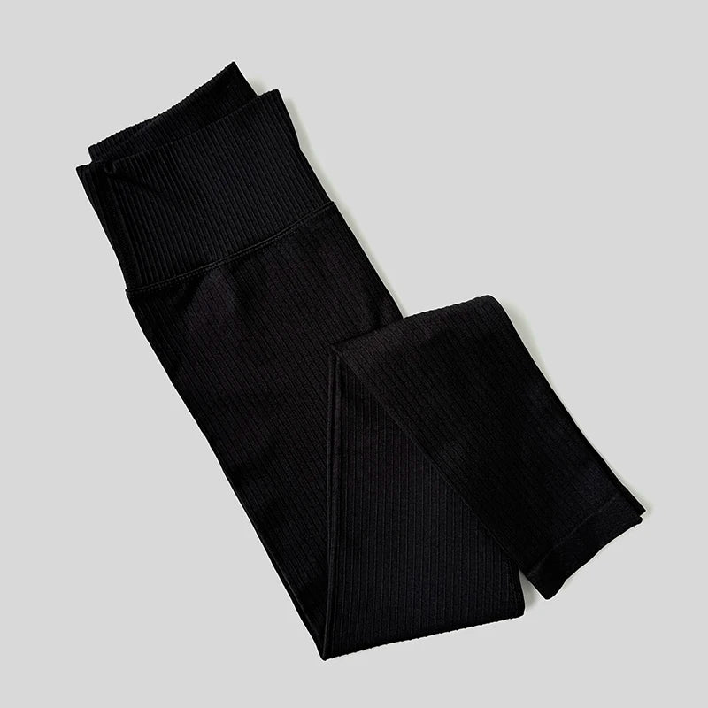 Leggings de Fitness Seamless Taille Haute – Maintien & Galbe