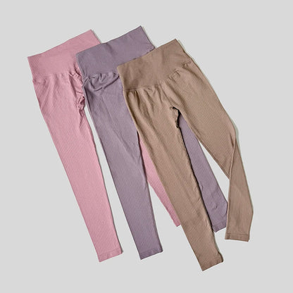 Leggings de Fitness Seamless Taille Haute – Maintien & Galbe