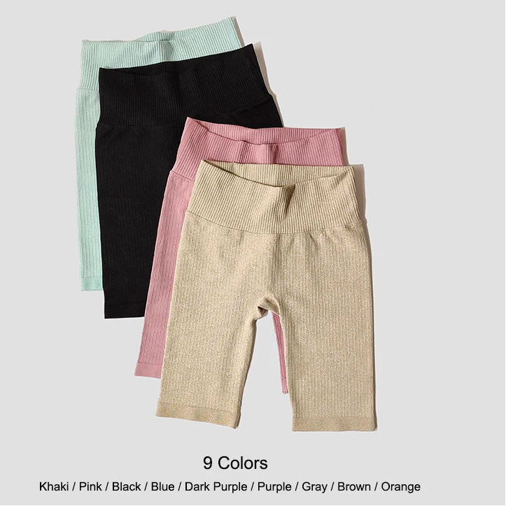 Short de Fitness Seamless - Taille Haute – Effet Sculptant