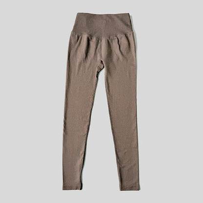 Leggings de Fitness Seamless Taille Haute – Maintien & Galbe