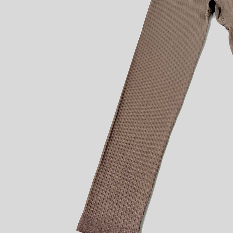 Leggings de Fitness Seamless Taille Haute – Maintien & Galbe