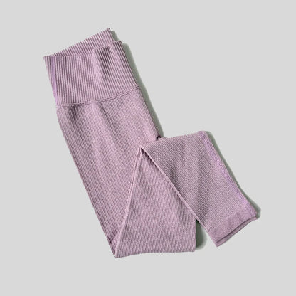 Leggings de Fitness Seamless Taille Haute – Maintien & Galbe